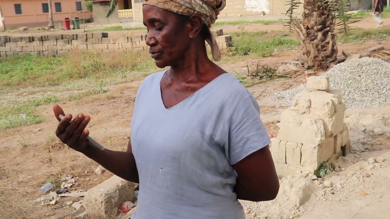 An Abena AI user speaking to the mobile voice assistant
